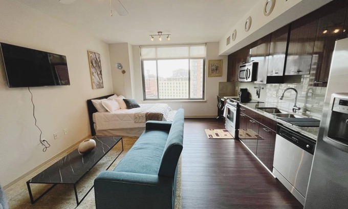 Downtown Apartment | Charming Studio Retreat in the Heart of Downtown Silver Spring, MD