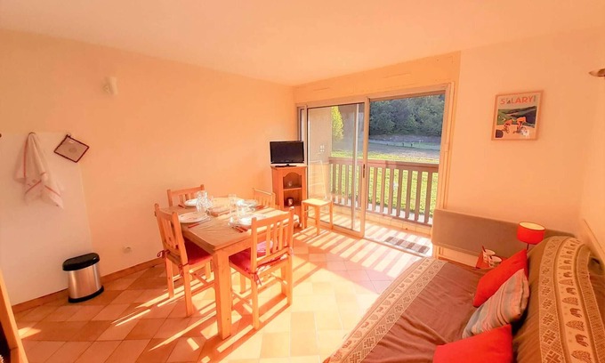 Saint-Lary-Soulan Apartment | Charming T2 in Saint-Lary-Soulan with balcony, parking, and ski locker
