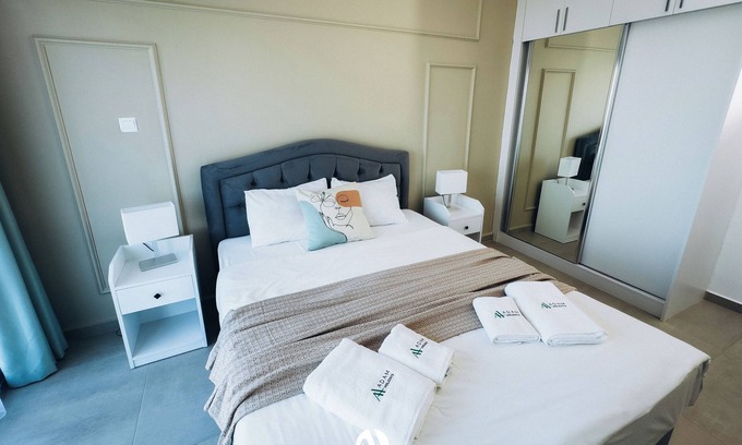 Trikomo Apartment | Charming two-bedroom apartment in hotel-like resort close to beach in İskele