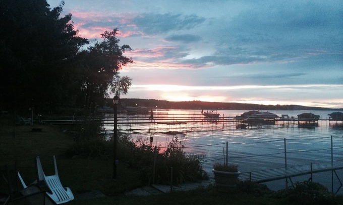 Lakewood House | Chautauqua Lakefront Cottage with Boat Dock and Spectacular Views