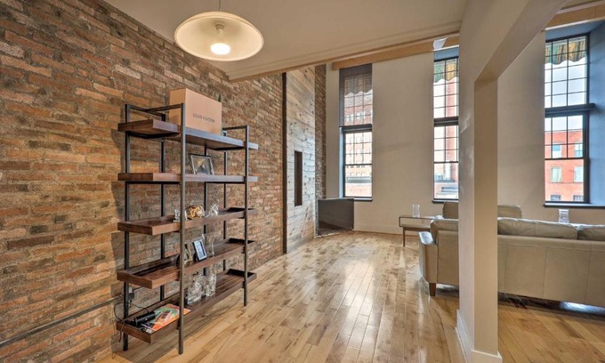 Sullivan County Apartment | Chic Downtown Escape, 8 Miles to Motor Speedway!