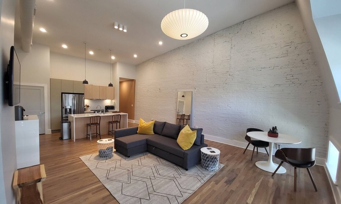 Central Business District Condo | Cincinnati penthouse 1 bed 1.5 bath between OTR & CBD