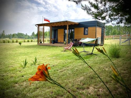 Szeligi Cabin | Cisy Resort-bon turystyczny,ogrodzony teren na wyłączność,150 m od jeziora