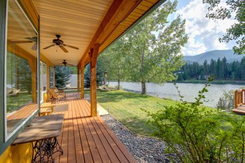 Thompson Falls House | Clark Fork Riverfront Home with Dock!