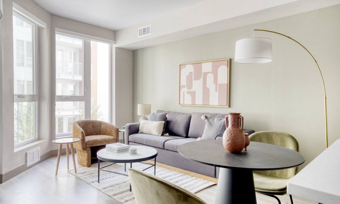 Central District Apartment | Classic Fremont 1BR w/Roof Deck, Pool & Spa, near TJ & WF, by Blueground