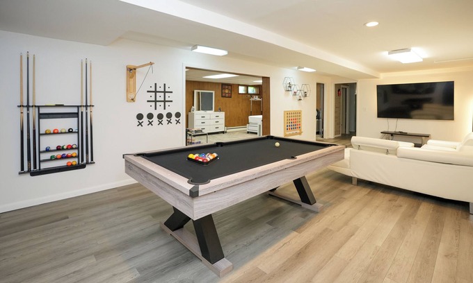 Amherst Center Apartment | Close to Downtown/UMASS Walk-Out Basement Condo with game room & big backyard!
