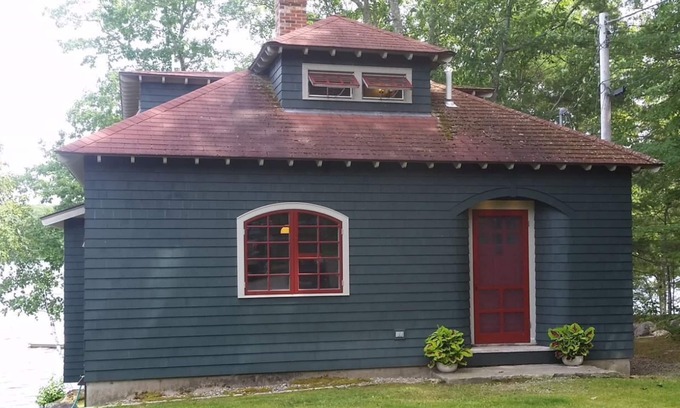 Newcastle Cottage | Coastal Village Cottage on Damariscotta Lake- Custom Built One of a Kind Cottage