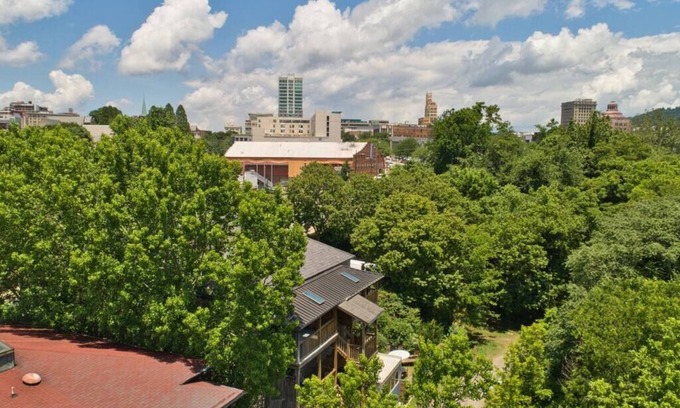 Downtown Asheville Apartment | Cobalt Corner at 130 Biltmore Ave: DT apt + patio + free off st parking