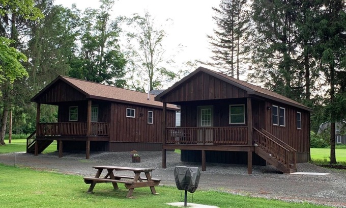Hancock Cabin | Come stay in a quiet country setting steps from the Delaware River.