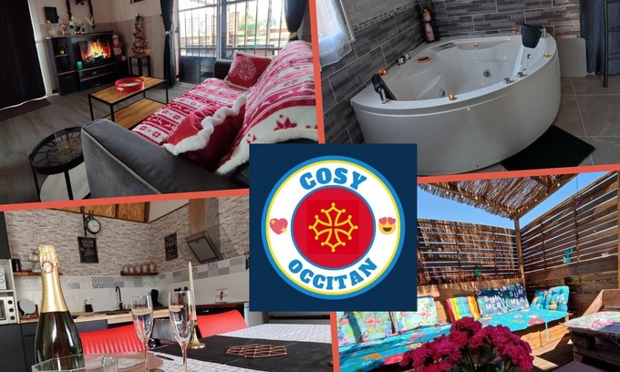 Carcassonne Villa | Comfortable gite well located bath/remous terrace enclosed garden dogs accepted!
