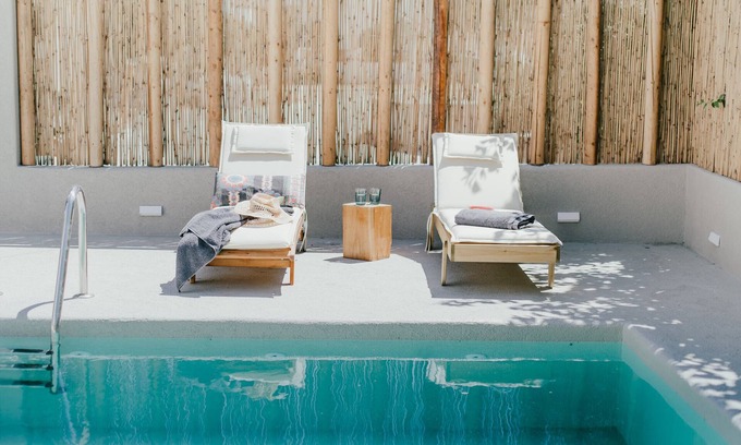 Apollonia Villa | Condo with private pool - 5 minutes from the beach