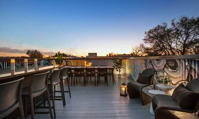 Saint Thomas Development House | Contemporary Home | Hot Tub + Rooftop Deck
