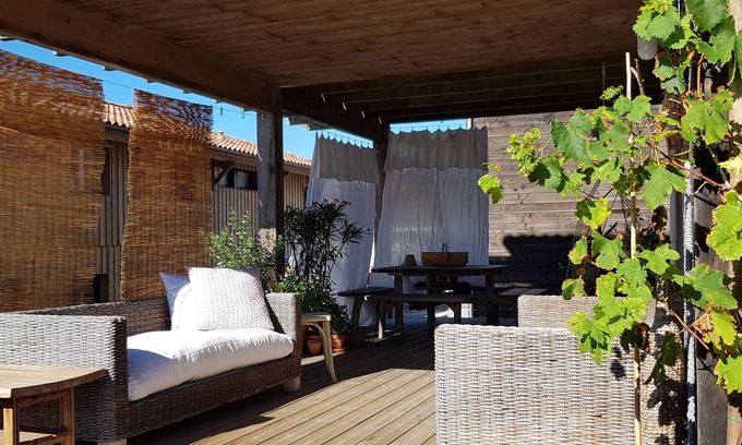 Contis-les-Bains House | Contis Plage - House Wood 80m² + 35M² Terraces