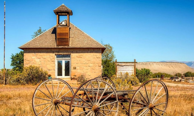Greybull House | Converted Historic Schoolhouse with Views!