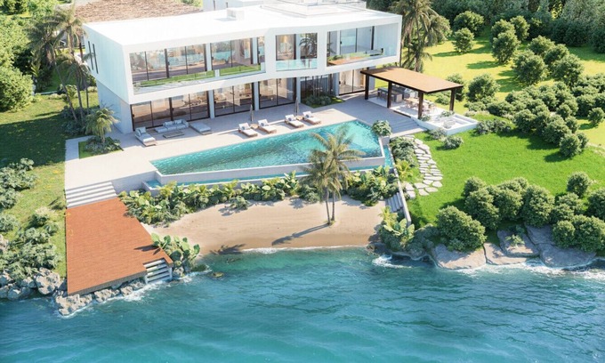 Punta Cana Villa | Costa Azul: Oceanfront villa w/private beach, pool, pickleball, jacuzzi & full staff