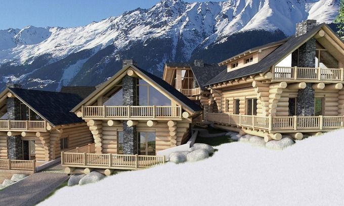 Ladis Ski Chalet | Cosy, modern Canadian wooden chalet