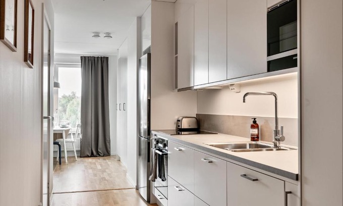Alvsjo Apartment | Cosy Urban Home in Stockholm