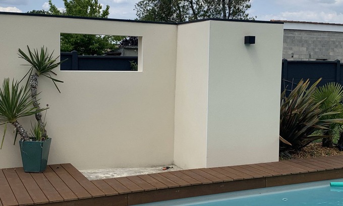 Pessac House | Cottage Entre-vignes -ville-vagues Piscine et Terrasse