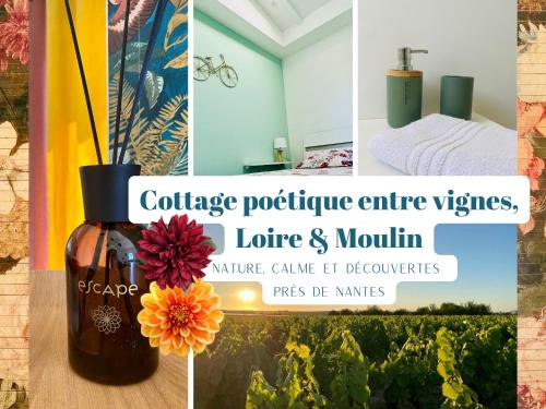 Divatte-sur-Loire House | Cottage poétique entre vignes, Loire et moulin