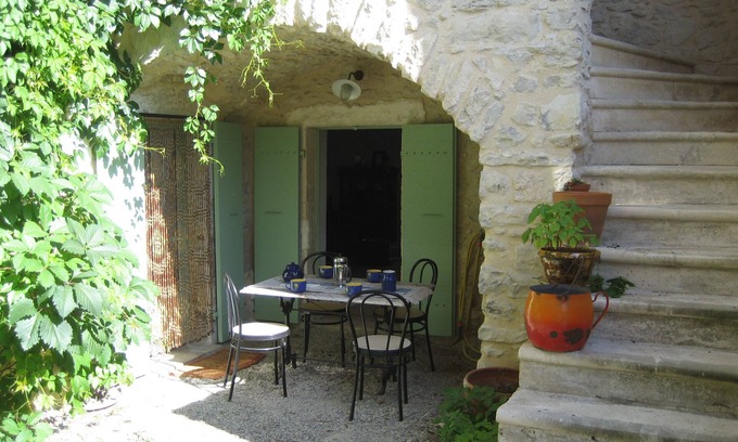 Fons-sur-Lussan Cottage | COTTAGE WITH HEATED POOL - MAS IN THE GARRIGUE D'UZES