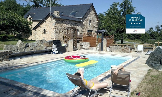 Saint-Dolay House | Cottage with pool between Redon and Roche Bernard