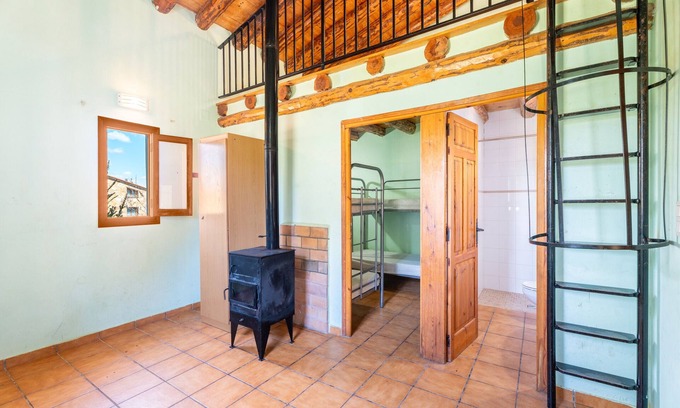 Sinarcas Cabin | Country House 'Cabañas Rusticas 6' with Mountain View, Shared Pool and Wi-Fi