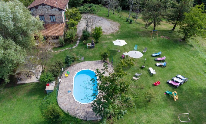 Mologno Villa | Country villa with private pool and garden great for families, groups