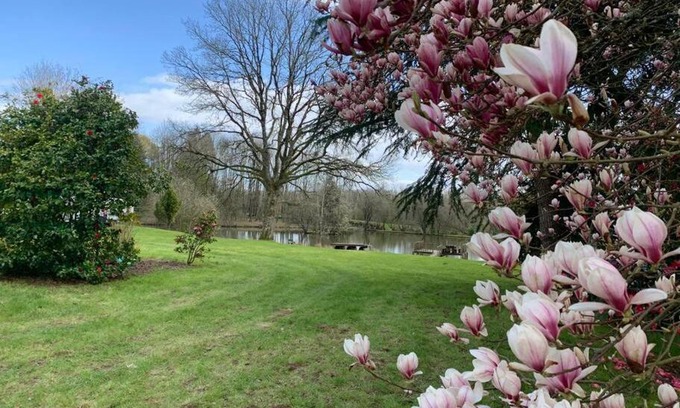 Secondigny House | Countryside Home with Private Pond and Forest.
