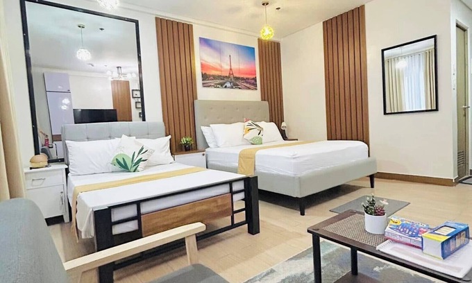 Trece Martires Condo | Cozy 1-bedroom condo with AC, WiFi in wonderful Trece Martires