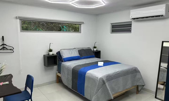 Sabana Apartment | Cozy and Clean studio in Luquillo-WiFi,AC walking distance to Las Pailas River