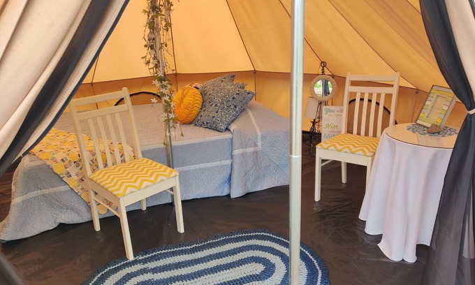 Glacier Country Cabin | Cozy Beach Cove Yurt, glamping by the river 2mi from Quinn's Hot Springs Resort.