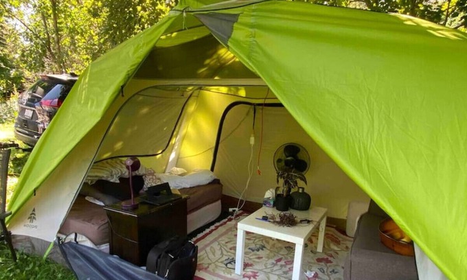 Grafton RV Rental | Cozy Bug-Proof Furnished Tent