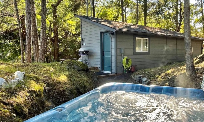 Regional District of Nanaimo Cabin | Cozy Cabana with Large Outdoor Hot Tub