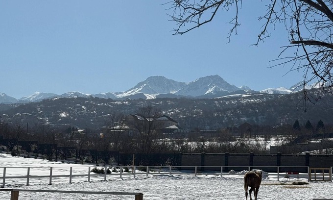 Almaty Ski Chalet | Cozy chalet in serene Almaty with WiFi, AC with city view.