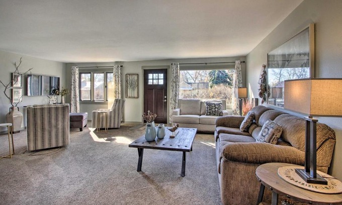 Bynum House | Cozy Choteau Home with Fire Pit, Grill, Yard!