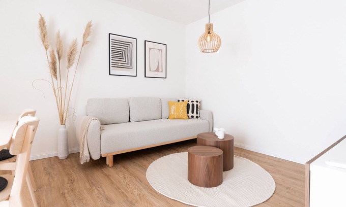 Mildstedt Apartment | Cozy coastal hut #2 in modern Scandi style