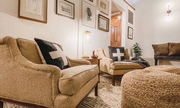 Jacksonport House | Cozy cottage tucked in the woods. 5 minutes from Cave Point and Whitefish Dunes.