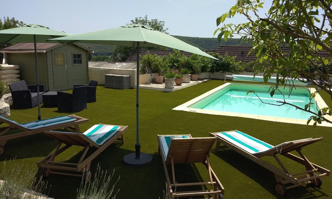 Pinsac House | Cozy cottage with pool near Rocamadour