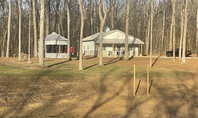 Perry County House | Cozy Country Getaway Cabin Barndominium on 115 wooded acres
