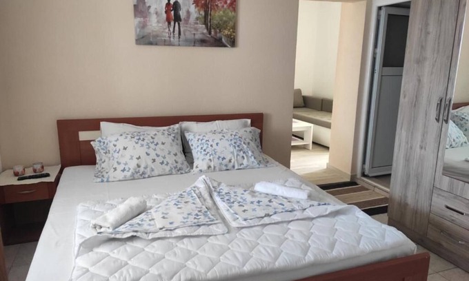 Gjerana House | Cozy Double Room with Living Area & Terrace