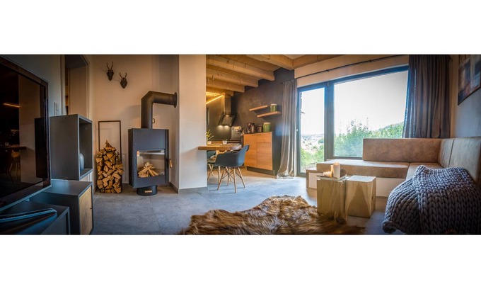 Zella-Mehlis Ski Chalet | Cozy fire magic with sauna and fireplace at the edge of the forest - pets welcome!