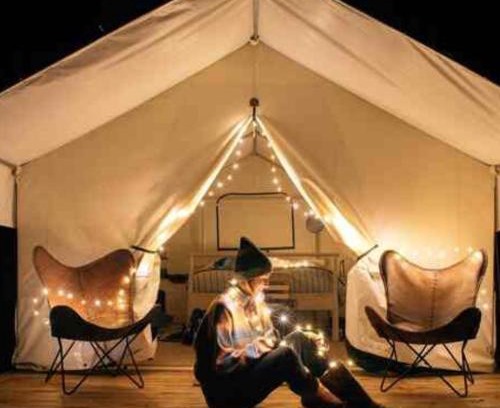 Sevier County Other | Cozy Glamp Tents at Wildland Gardens