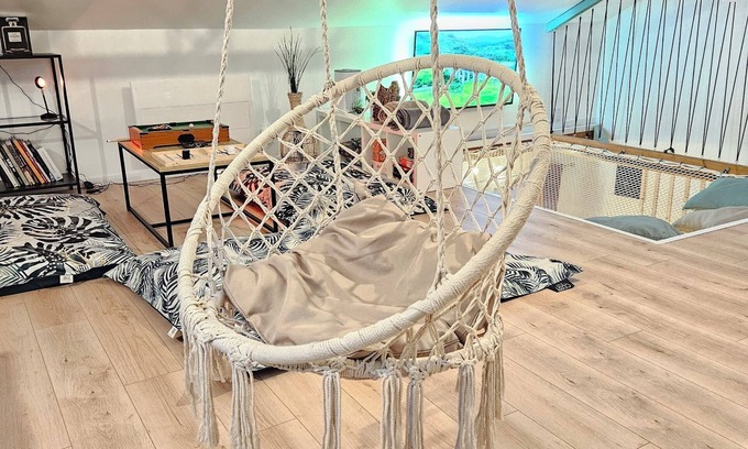Pompey House | Cozy house 10min from Nancy with hanging net for up to 6 people.