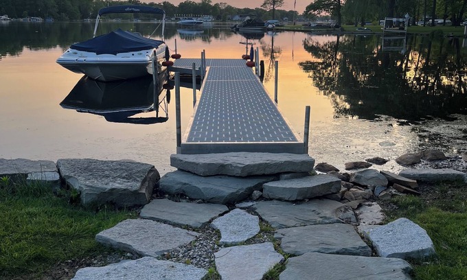 Brighton House | Cozy Lake Escape with Dock, Firepit, & Fenced Yard