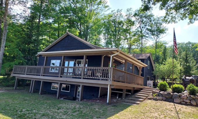 Johannesburg Cottage | Cozy Lakefront Cottage: Snowmobile & ORV trails, great fishing, Hiking