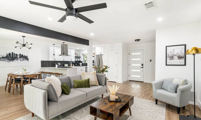Forest North Estates House | Cozy & Modern Home with King Beds, Fenced Yard, Fast Wi-Fi