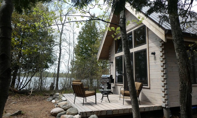 Ely Cabin | Cozy private island getaway just minutes from Ely
