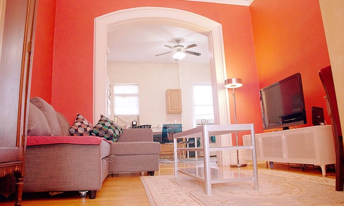McGinley Square Apartment | Cozy Red Studio 15 Min Walk to Jsq Path Station Easy Commute to NYC