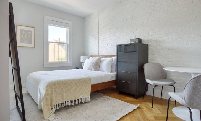 Columbus Apartment | Cozy South End Studio near T, Shops + Dining, by Blueground