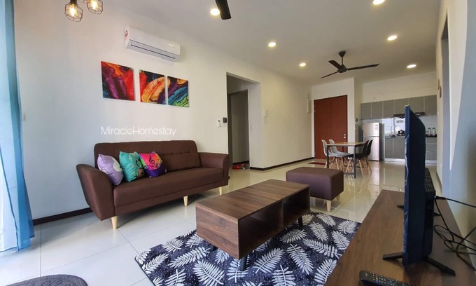 Kampung Bagan Dalam Condo | Cozy Stay for 4Pax @ Butterworth